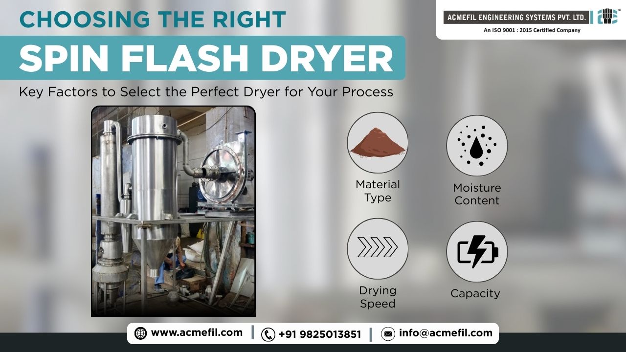How to Choose a Spin Flash Dryer