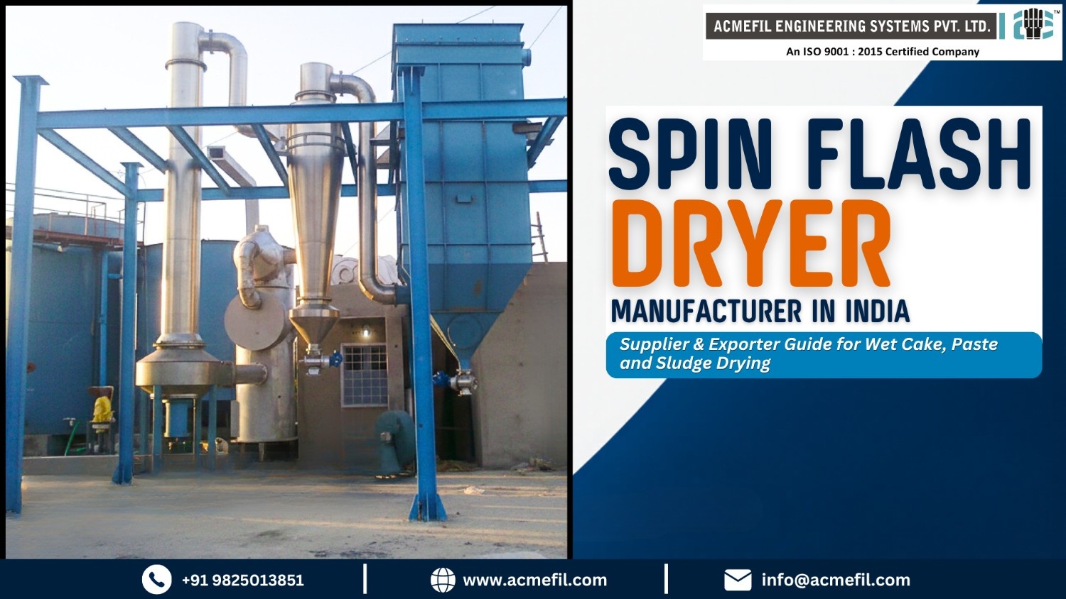 spin flash dryer