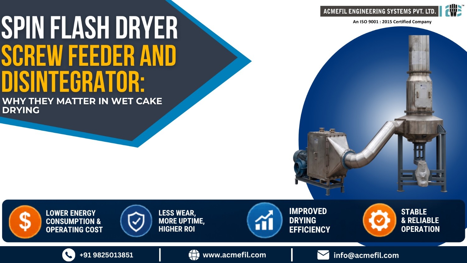 spin flash dryer