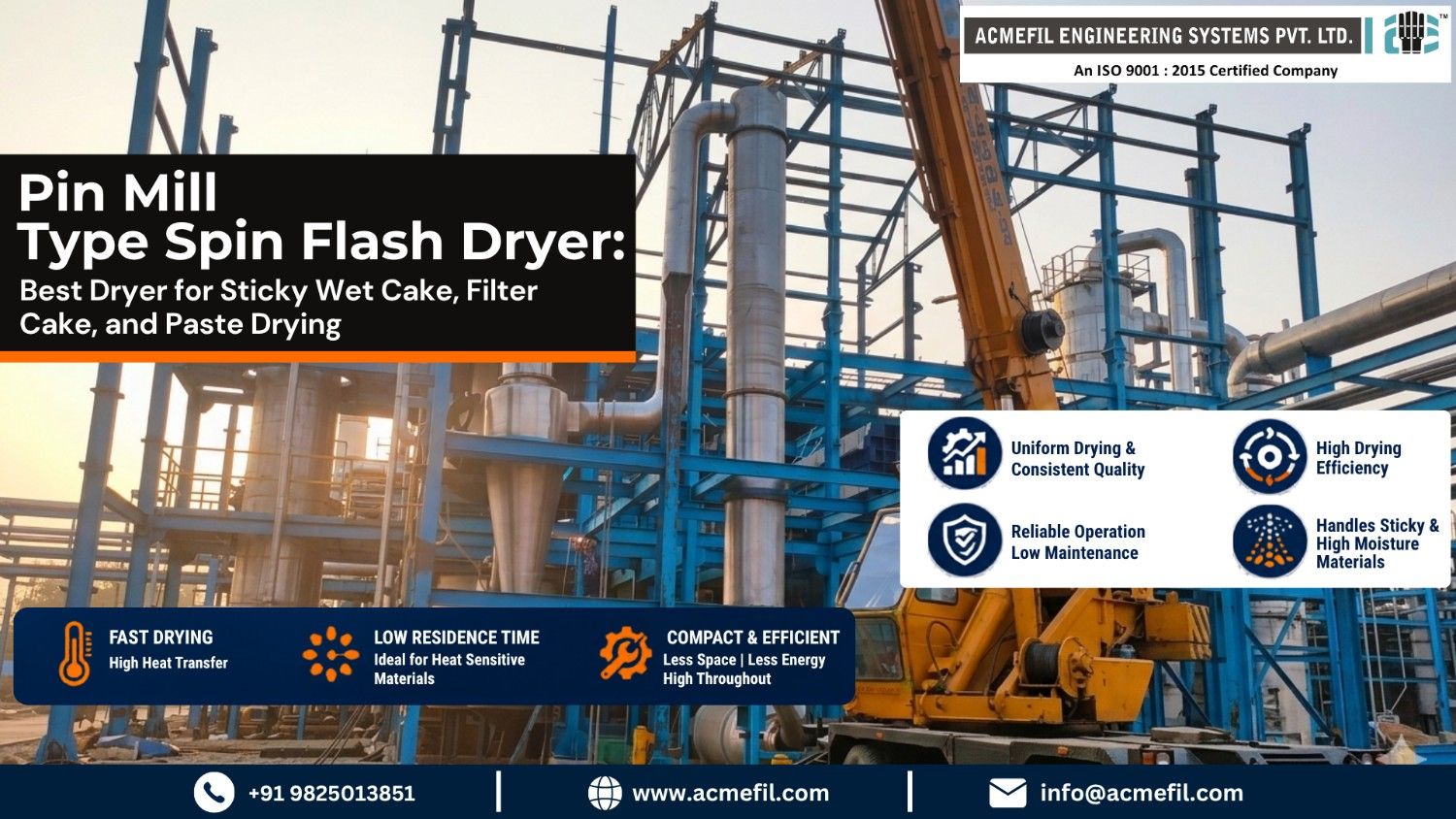 spin flash dryer