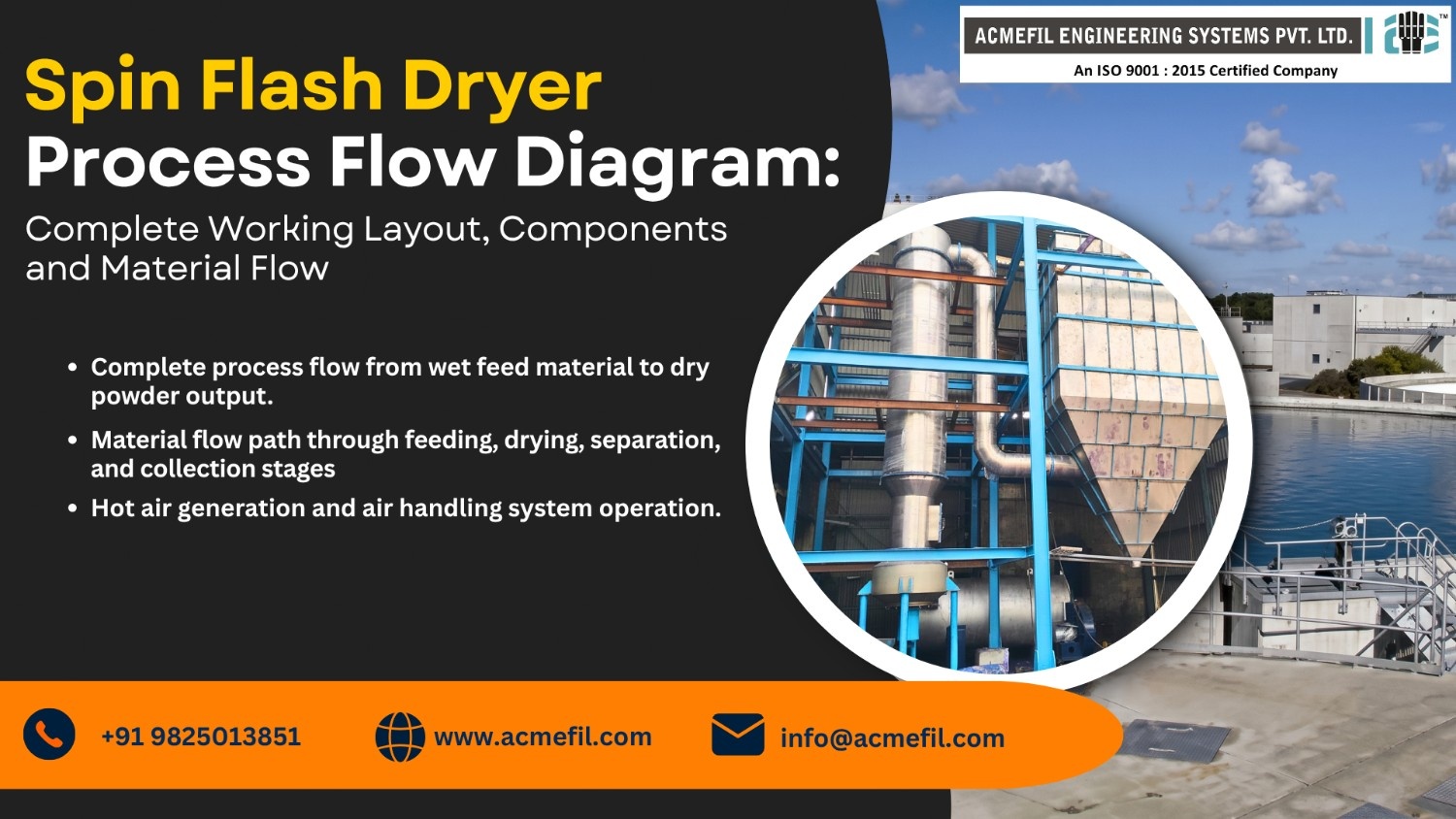 spin flash dryer