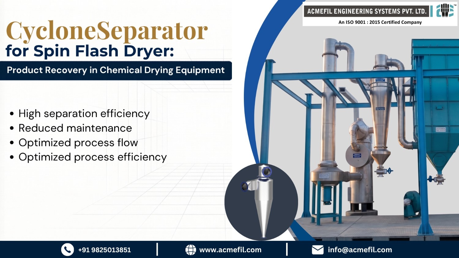spin flash dryer